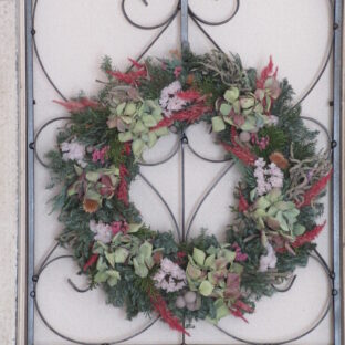 野のクリスマスリース