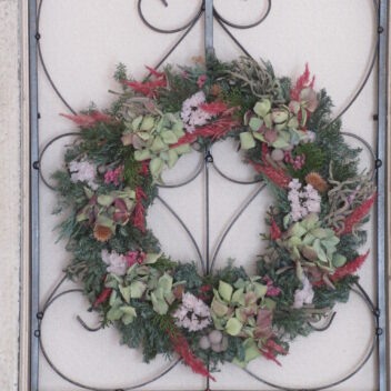 野のクリスマスリース