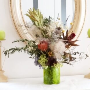 南国ドライフラワーのアレンジメント