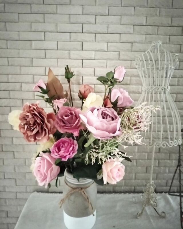 優しいドライフラワーリース | 花菜Jun